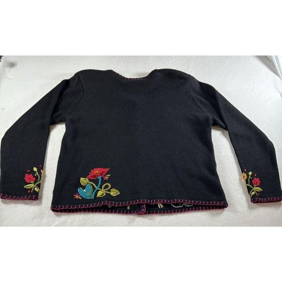 In The Dream Garden Vintage Monkey Jungle Cardigan Sweater Medium - Picture 4 of 7